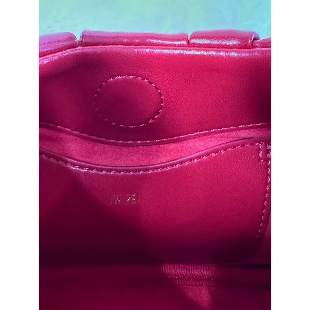 ANTHROPOLOGIE x JW PEI Gabbi Ruched Hobo Bag Poppy Red $119